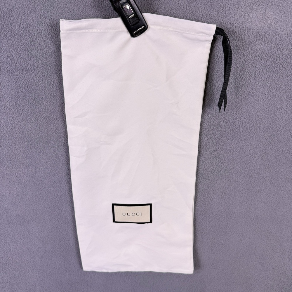 Gucci Dust Bags Drawstring Cosmetic Sack Storage Travel Bag Size 8" x 17" Inches